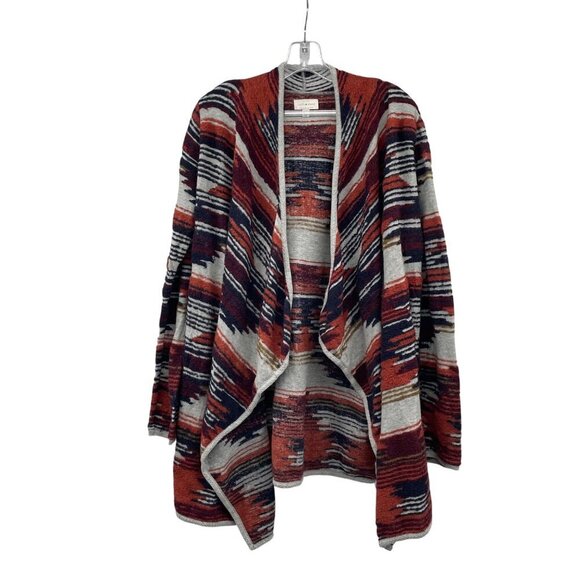 Lucky Brand Sweaters - Lucky Brand Womens Open Front Cardigan Multicolor Textured Size Large